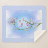 Linee morbide e armoniose sherpa deken (Voorkant (horizontaal))