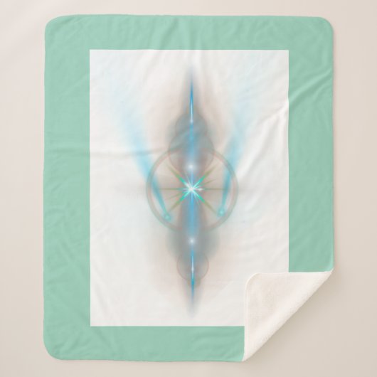 Linee morbide e armoniose sherpa deken (Voorkant)