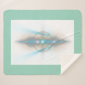 Linee morbide e armoniose sherpa deken (Voorkant (horizontaal))