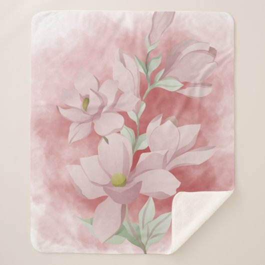 Linee morbide e armoniose sherpa deken (Voorkant)