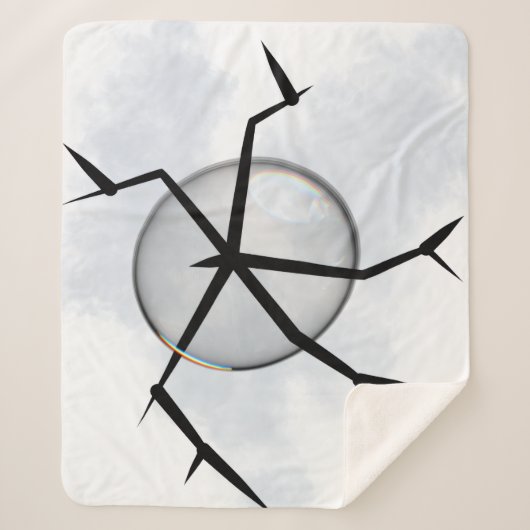 Linee morbide e armoniose sherpa deken (Voorkant)