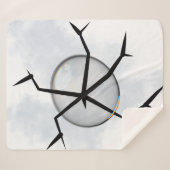 Linee morbide e armoniose sherpa deken (Voorkant (horizontaal))