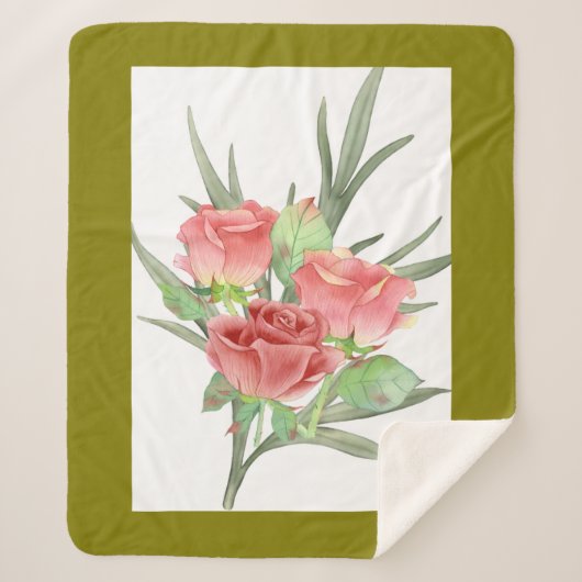 Linee morbide e armoniose sherpa deken (Voorkant)