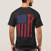 Lineman American Flag T-shirt (Achterkant)