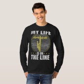 Lineman American Power Line Electric Technalist Wo T-shirt (Voorkant volledig)