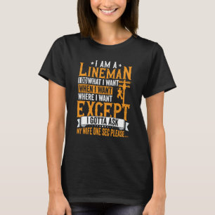 Lineman Apparel Elektrische machtspost Eletric Lin T-shirt