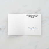 Lineman Birthday Kaart met Birthday Cake op pool (Binnen)