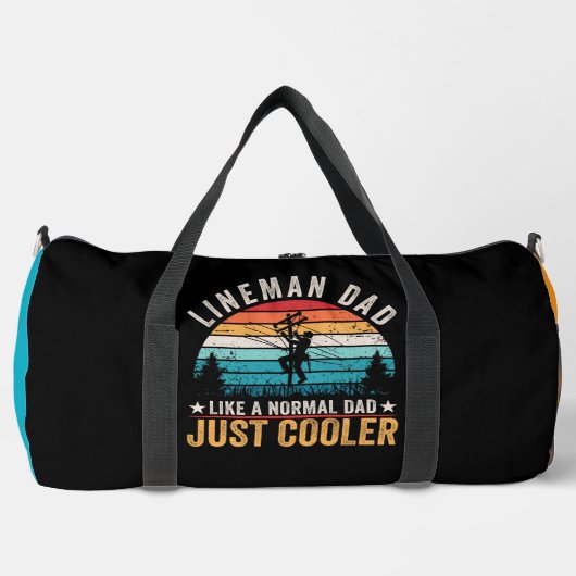 Lineman Dad Cooler Sunset  Plunjezak (Voorkant)