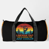 Lineman Dad Like Normal Just Cooler Plunjezak (Achterkant)