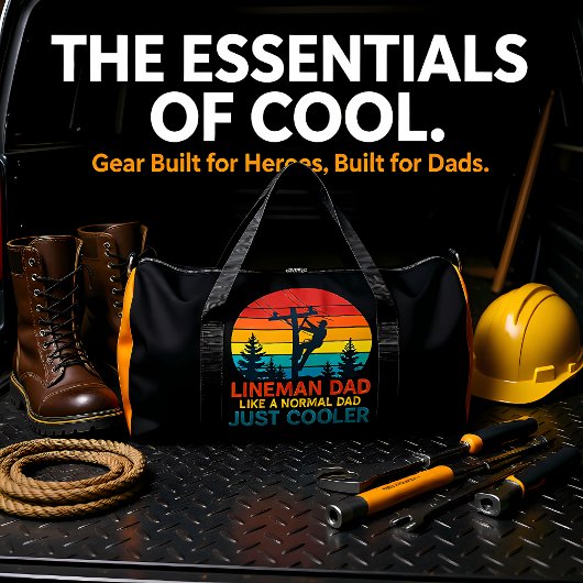 Lineman Dad Like Normal Just Cooler Plunjezak