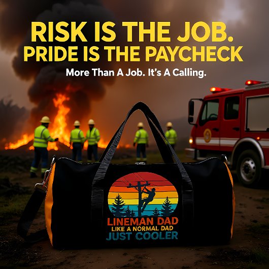 Lineman Dad Like Normal Just Cooler Plunjezak