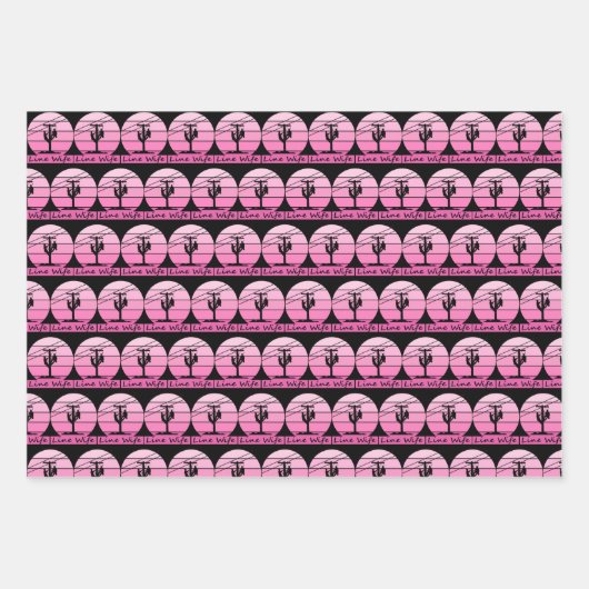 Lineman en LineWITTHREED Wrapping Paper (Voorkant)