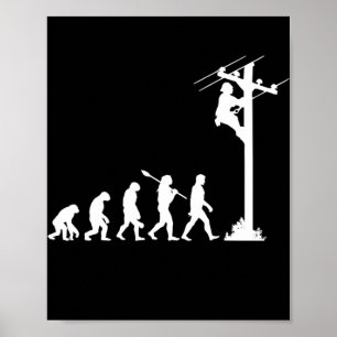 lineman evolutieleider poster