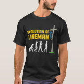 Lineman Evolution Electric Cable Lineman T-shirt (Voorkant)