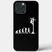 lineman evolution electrician lineman  Case-Mate iPhone case (Achterkant)
