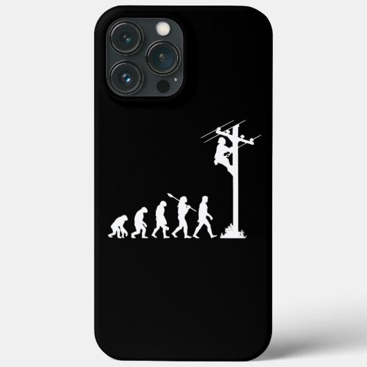 lineman evolution electrician lineman  Case-Mate iPhone case (Achterkant)