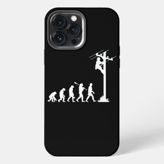 lineman evolution electrician lineman  iPhone hoesje (Achterkant)