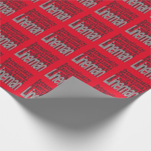 Lineman Extraordinaire Cadeaupapier (Hoek)