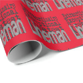 Lineman Extraordinaire Cadeaupapier (Rol Hoek)