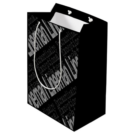 Lineman Extraordinaire Medium Cadeauzakje (Achterkant Gekanteld)