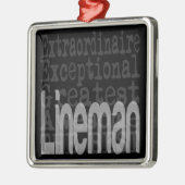 Lineman Extraordinaire Metalen Ornament (Links)