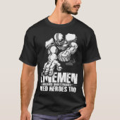 Lineman Football Shirt Quarterbacks Heroe (Voorkant)
