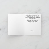 Lineman Hero Appreciation Wenskaart Kaart (Binnen)