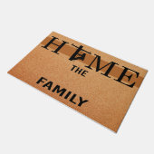 Lineman Home Doormat, persoonlijke Lineman Familie Deurmat (Schuin)