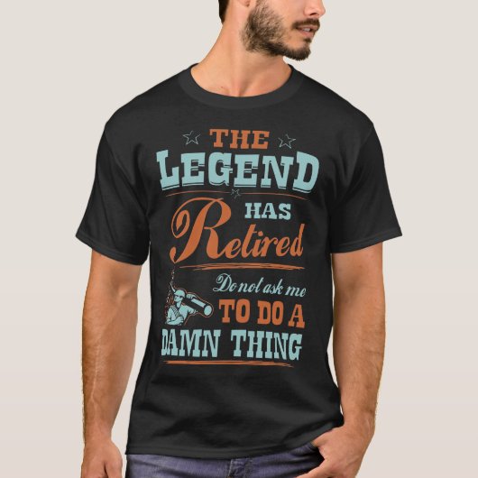 Lineman Legend Revermoeid beroep T-shirt (Voorkant)