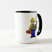 Lineman met Big Lightbulb Mok (Voorkant rechts)