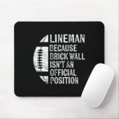 Lineman omdat Brick Wall niet officieel is Muismat (Met muis)