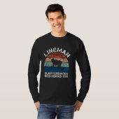 Lineman omdat Quarterbacks Football nodig hebben T-shirt (Voorkant volledig)