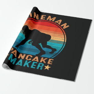 Lineman Pannenkoeken Maker - American Football Cadeaupapier