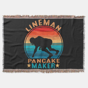 Lineman Pannenkoeken Maker - American Football Deken