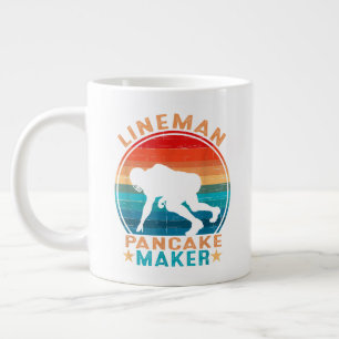 Lineman Pannenkoeken Maker - American Football Grote Koffiekop