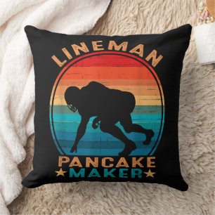 Lineman Pannenkoeken Maker - American Football Kussen