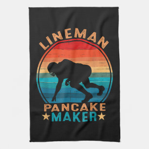 Lineman Pannenkoeken Maker - American Football Theedoek