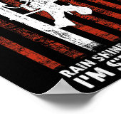 Lineman Pensioen 4 van juli Funny Novelty Man W Poster (Hoek)