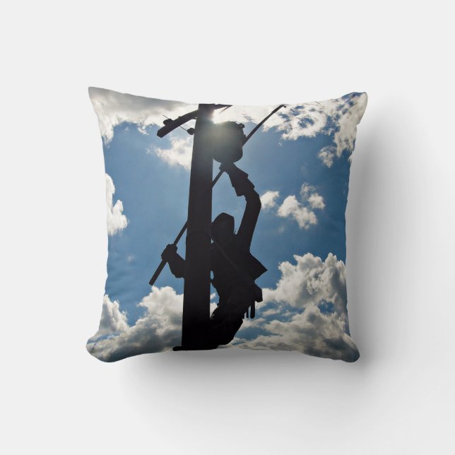 Lineman Pillow Kussen (Voorkant)