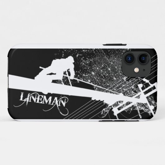 Lineman Power It Up Phone Case (Achterkant (horizontaal))
