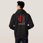 Lineman Prayer Hoodie (Achterkant volledig)