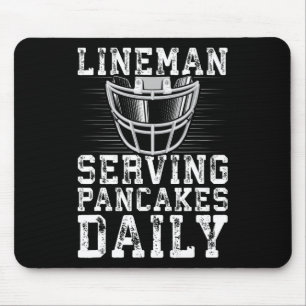 Lineman Serving Pancakes Daily Football Lineman Muismat