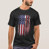 Lineman Shirten American Flag Gift T-shirt (Voorkant)