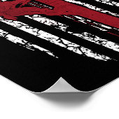 Lineman Shirten - American Lineman Flag Lineman Poster (Hoek)