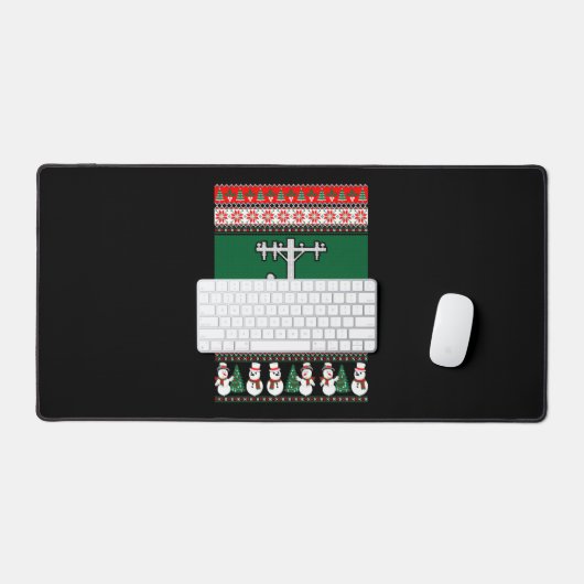 Lineman Ugly KerstSweater Bureaumat (Keyboard & Muis)