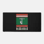 Lineman Ugly KerstSweater Bureaumat (Voorkant)