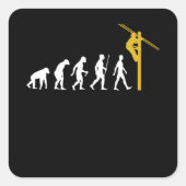 Lineman Vierkante Sticker (Voorkant)