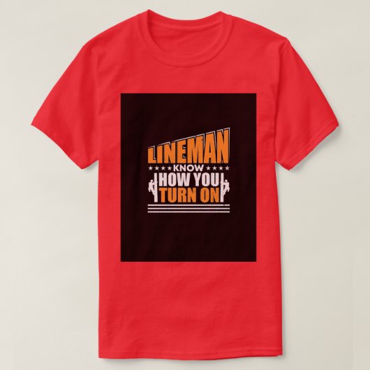 Lineman weet hoe u de elektricien Lineman G T-shirt (Design voorkant)