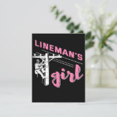 Lineman's Girl | Mechanisch canvas Kaart (Staand voorkant)