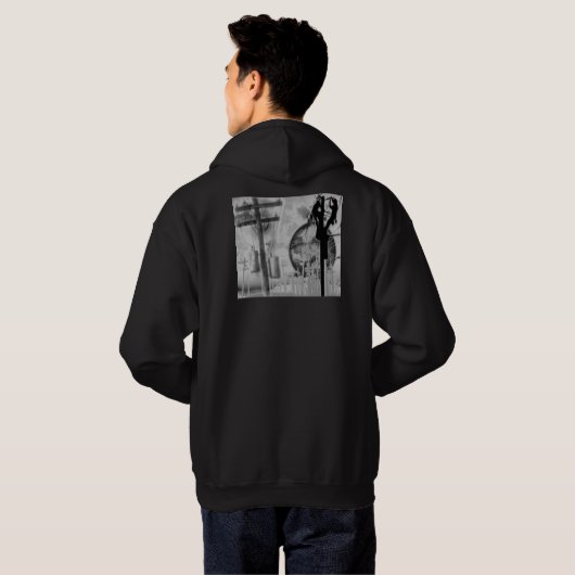 Lineman's Hoodie (Achterkant volledig)